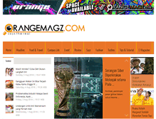 Tablet Screenshot of orangemagz.com